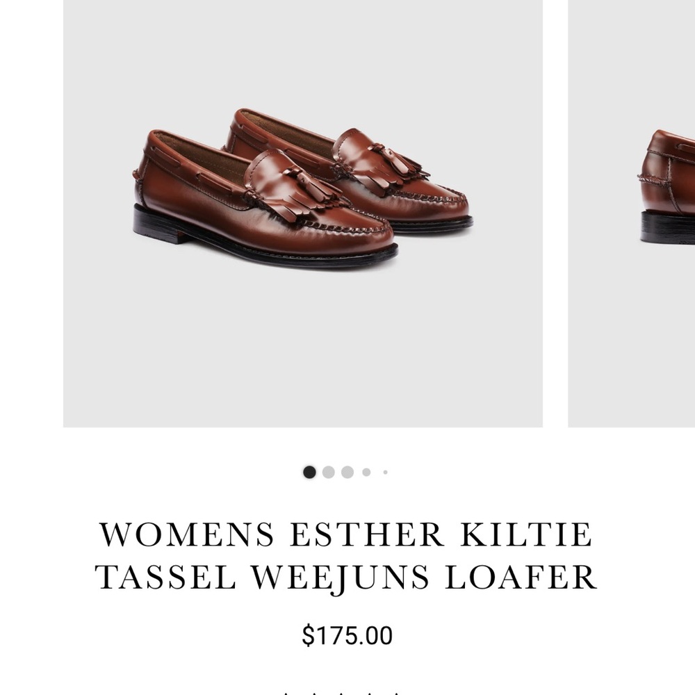 G. H. Bass Women’s Leather Loafers with Tassel
